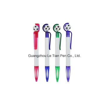 Football Push Plastic Ball Pen for Promotion Lt-L441